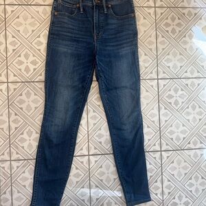 Madewell Dark Blue Skinny Jeans